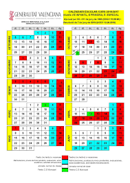 View the month calendar of june 2019 calendar including week numbers. Calendario Escolar 2017 2019 Elx Takvim Kalender Hd