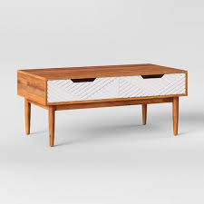 I made this coffee table at a friend's request. Touraco Coffee Table Brown White Opalhouse Coffee Table Coffee Table With Drawers Sofa Styling