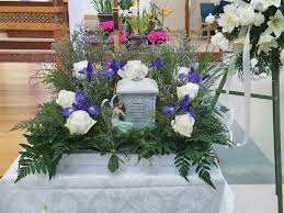 Square Funeral Urn Arrangement Urn Arrangements Funeral Urn Arrangements Flower Arrangements