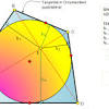 For inscribed quadrilaterals in particular, the opposite angles will always be supplementary. 1