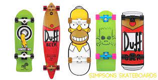 In this video, i make a diy skateboard but also show how to make bart simpson s iconic skateboard. Simpsons Skateboards Feel Desain Your Daily Dose Of Creativity