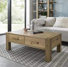 They rail for easy gliding even with great weight. Turin Light Oak Coffee Table With Drawers Living Room Bentley Designs