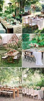 Feel Like Home 22 Sweet Cozy Reception Decor Ideas For Intimate Weddings Praise Wedding Wedding Backyard Reception Small Backyard Wedding Outdoor Wedding Tables
