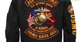 U S Marines Corps All Give Some Some Give All Over Print Jacket Familyloves Com Marine Corps Print Jacket Us Marine Corps