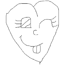 It is also used to outline the lips, keeping lipstick inside the lip area and preventing it from bleeding, creating a bigger contrast and making the lips stand out more. Heart Coloring Page Coloringcrew Com