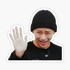 The ending is the most perfect korean drama ending you can imagine! Kim Taehyung Funny Stickers Redbubble