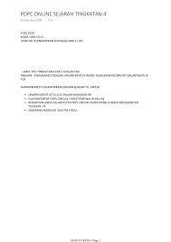Soalan esei dan struktur jawapan sejarah tingkatan 4 bab 1. Pdpc Online Sejarah Ting 4 6 Dis 2020 Flip Ebook Pages 1 7 Anyflip Anyflip