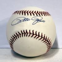 Pete rose autographed bat engraved pete rose. Pete Rose Autographed Baseball Shop Cei Sports