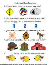 Life Of Jesus Worksheets In Spanish Bible Lessons For Kids Good Samaritan Craft Bible Activities For Kids