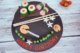 Motivtorte Chinesisch Sushi Sushi Kuchen Sushi Torte Rezepte Zum Backen