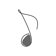 Continuous Line Images Note Music Music Clipart Linear Music Png And Vector With Transparent Background For Free Download Line Images Line Art Drawings Continuous Line