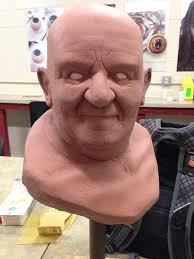 First sculpture and poured into silicone to make a doll