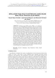 A key initiative commenced in 2013. Pdf Intelligent Iraqi Health System Iihs Using Online Analytical Process Olap Model
