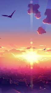 Find the best sunset backgrounds on getwallpapers. Anime Hd Widescreen Wallpapers Anime Sunset Scenery Artwork Wallpaper Http Www Fabuloussavers Com Ani Anime Scenery Wallpaper Anime Wallpaper Anime Scenery