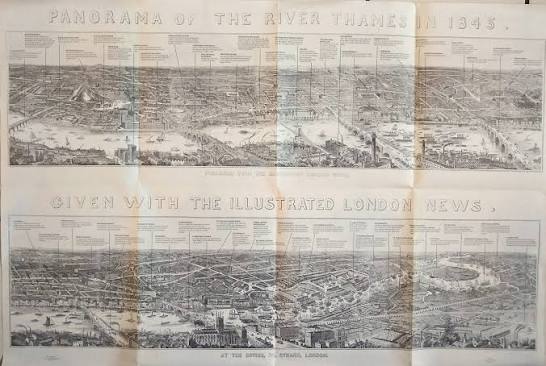 Panorama of the River Thames, Given Away with the Illustrated London News