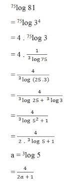Check spelling or type a new query. Jika 3 Log 5 A Maka 75 Log 81 Adalah Brainly Co Id
