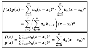 Infinite Sequences And Series Multiplication And Division Of Power Series Division Of Powers Sequence And Series Power Series