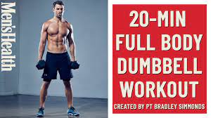 20 Minute Full Body Workout Dumbbell Only Men S Health Uk Youtube