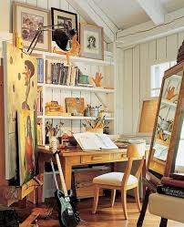 Sense And Simplicity Ways To Be Happier At Home Art Studio Space Art Studio At Home Small Art Studio