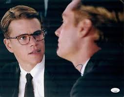 MATT DAMON Hand Signed THE TALENTED MR RIPLEY 11x14 Photo Autograph JSA COA  Cert