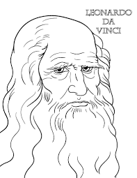 Discover coloring pages for kids inspired by the greatest artworks by leonardo da vinci. Free Leonardo Da Vinci Coloring Page Hudozhniki Risunok Iskusstvo
