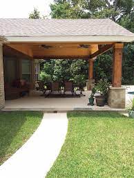 To help inspire you so you can best use these covered patio ideas to incorporate luxurious decor styles into your outdoor space, we turned to. Stunning Attached Covered Patio To Existing Roof Conroe United States Gable Cover Furniture Decorating Ideas Backyard Patio Backyard Porch Patio