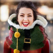 Fun list of projects and patterns for loom knitting. Loom Knit Elf Hood Pdf Pattern Quirky Christmas Hooded Cowl This Moment Is Good