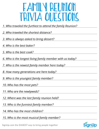 Various types of questions on math pairing patterns are here. Family Reunion Game Printable Trivia Questions For Families Signup Com