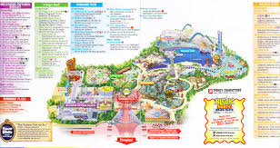 Official map of disneyland park. Disney California Adventure 2007 Park Map