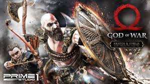 ゴッド オブ ウォー 主人公クレイトスとその息子アトレウスが1 4スケールのハイエンド フィギュアで登場 インディー