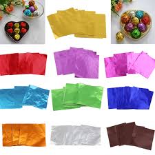 I must say that i'm a chocolate addict ! 100x Aluminium Foil Christmas Candy Wrappers Chocolate Wrappers For Christmas Diy Candies And Chocolate Packaging Craft Paper Aliexpress