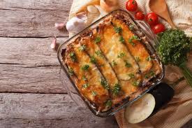 Baked Eggplant Zucchini Casserole Vitacost Blog Recipes Moussaka Food