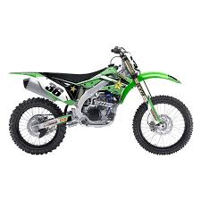 The dirt bike kawasaki 250 kxf graphic kit includes : Motorcycle Decals Stickers Motorcycle Decals Emblems Flags 2009 2010 2012 Kxf 250 Graphics Kit Kawasaki Kx250f Rockstar Graphics Decals