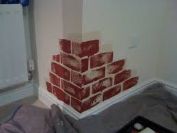 How To Paint A Wall To Look Like Brick Work Urban Art Association Painted Brick Walls Fake Walls Painted Brick