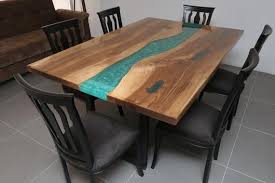 Epoxy Table Walnut Wood Table Decor River Dining Table Etsy In 2020 Wood Table Wood Table Decor Dining Table