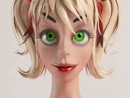 Helen Modèle 3D in Dessin animé 3DExport