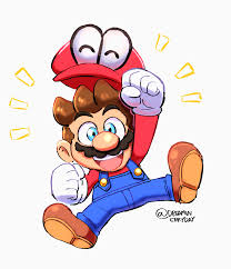 Super Mario Odyssey Gallery Cappy Hat Nova Super Mario Art Super Mario Mario Art