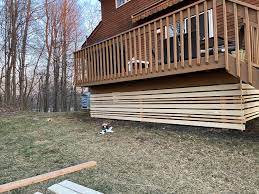 Considering that a deck fence is one of your home's safety features, there are specific regulations that you need to follow during construction particularly if your. In The Process Of Fencing In The Under Area Of My Deck Thoughts On Color Stain Would An Accent Work If So Which Color Or Should I Keep It Consistent Landscaping