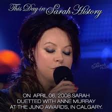 On April 6th, 2008, Sarah Brightman joined Anne Murray to sing her  evergreen song "Snowbird" at the Juno Music Awards in Calgary, Alberta,  Canada. They were later joined by Jann Arden for the encore. ...