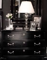 Black And Silver Dresser Black Dresser Sideboard Decor Black And White Decor White Decor