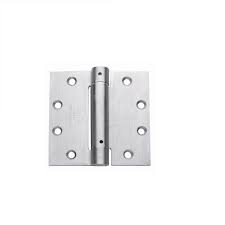 Global Door Controls 4 0 In X 4 0 In Satin Chrome Steel Spring Hinge Each Cps4040 26d M The Home Depot Spring Door Hinge Spring Loaded Hinges Door Hinges