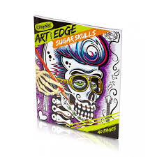 Skulls coloring pages for adults. Art With Edge Sugar Skulls Adult Coloring Book Walmart Com Walmart Com