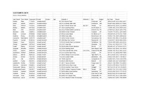 This is a blank excel sheet in which you can add or remove the complete database of your clients. 50 Free Customer List Templates Excel Word á… Templatelab