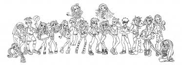 Monster high is awsome 4 years ago. Get This Printable Monster High Coloring Pages 673368