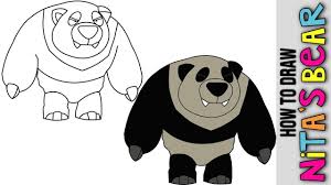 How To Draw Nita Bear Brawl Stars Nita Bear Animation Brawl Stars Tu Star Coloring Pages Drawings Drawing Lessons For Kids