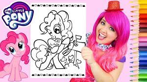 Coloring My Little Pony Pinkie Pie Valentine S Coloring Page Prismacolor Valentine Coloring Little Pony My Little Pony Coloring