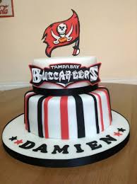 Pin By Tampa Bay Buccaneers Fan Hq On Tampa Bay Buccaneers Cakes Nfl Cake Football Birthday Cake Football Cake