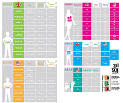 Size Chart Bling Bling Costume Hire