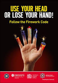 Epic Fireworks Use Your Head Or Lose Your Hand Follow The Firework Code Poster Firework Safety Fireworks Safety Posters