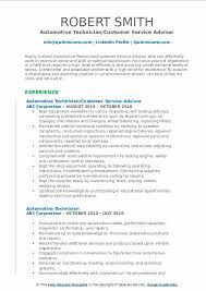 Overall purpose of the role Automotive Technician Resume Samples Qwikresume